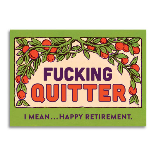 Funny Happy Retirement Greeting Card