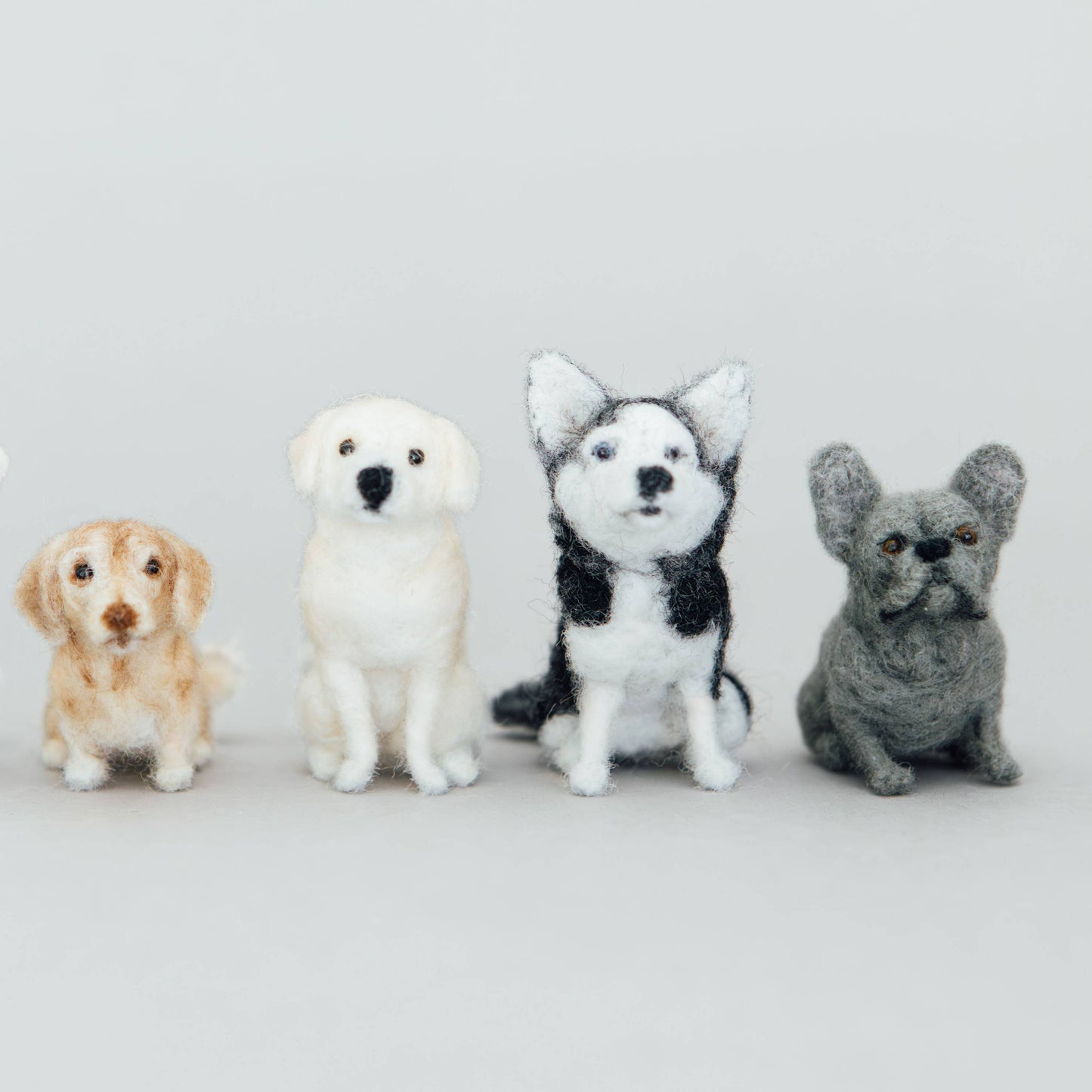 Little Felted Friends: French Bulldog Needle Felting Kit
