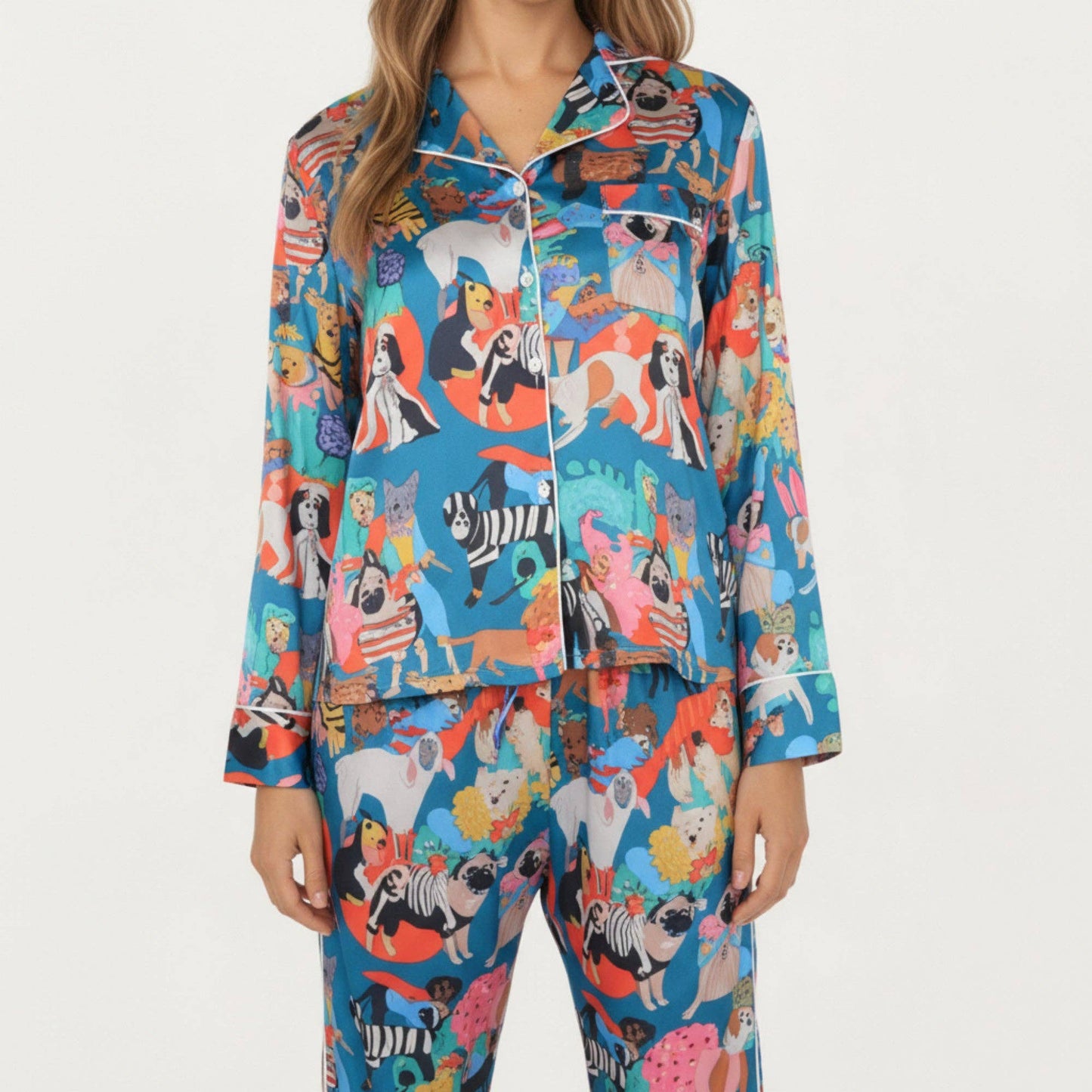 Playful Dog Pajama Set
