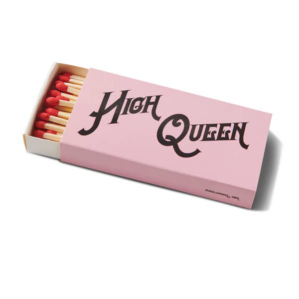 High Queen Matchbox – 40 Long Wooden Decorative Matches