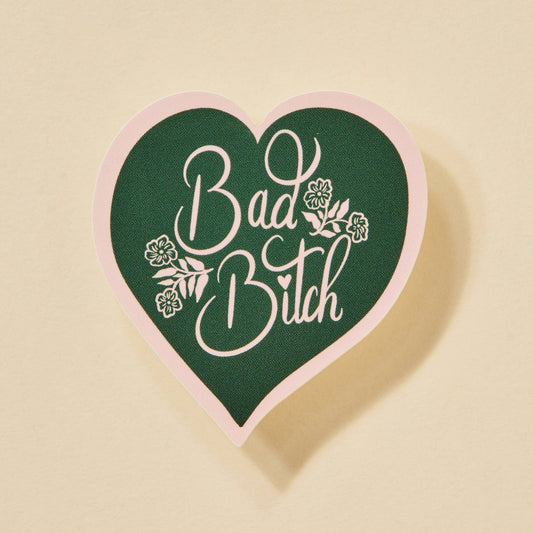 Bad B*tch Heart Sticker