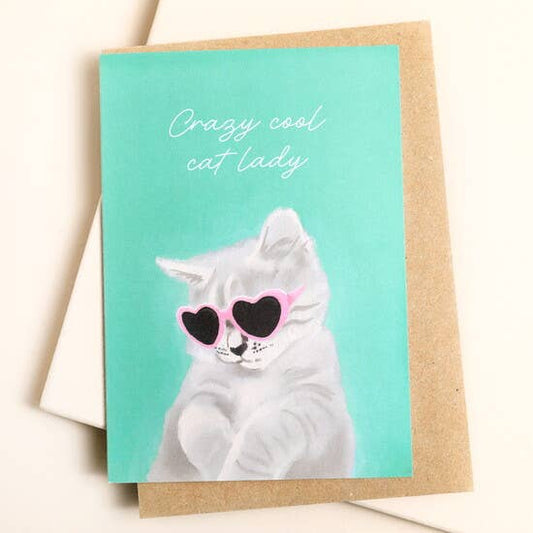 Cool Cat Greeting Card