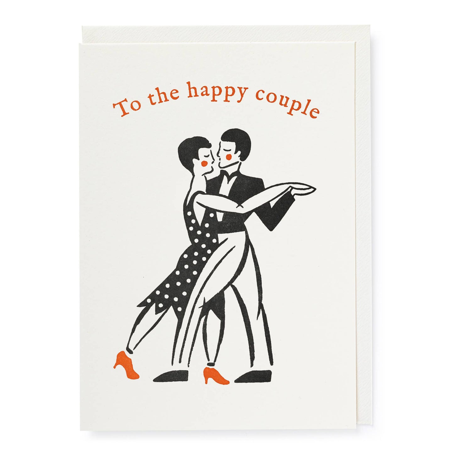 Dancing Couple Wedding Card