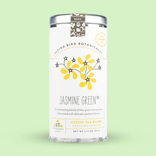 Jasmine Green – 15 Tea Bag Tin
