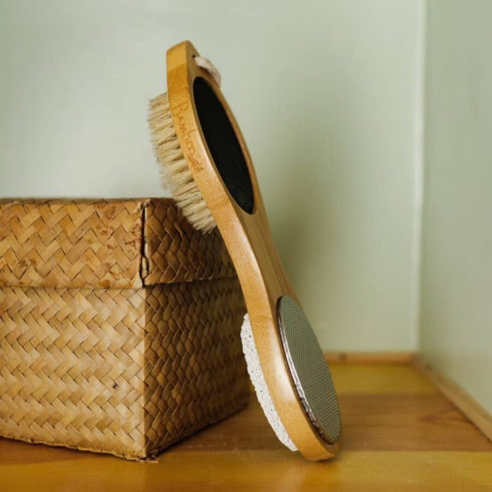 Bamboo Exfoliating Foot Pedicure Tool