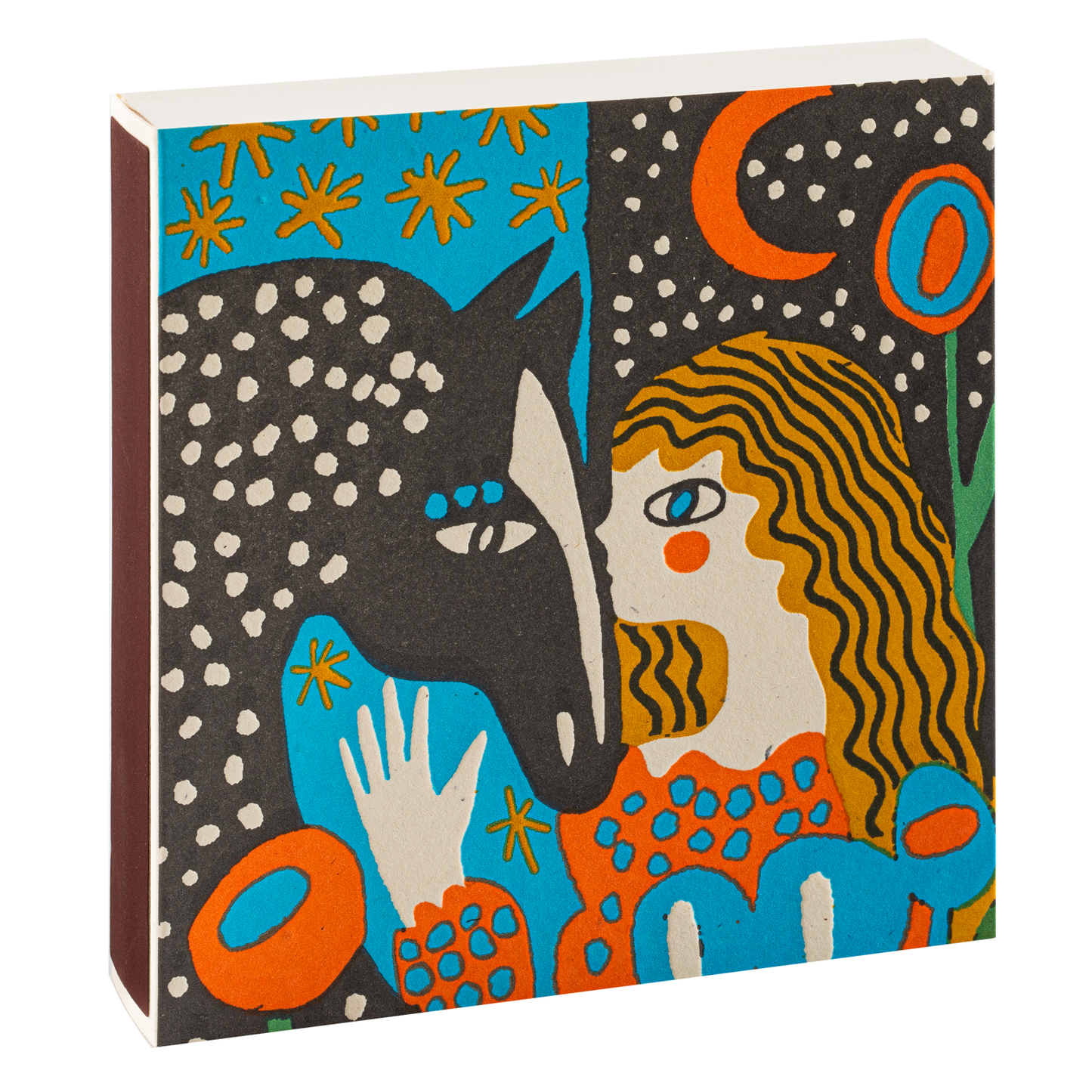 Girl & Horse Safety Matches | Decorative Matchbox with 125 Matches