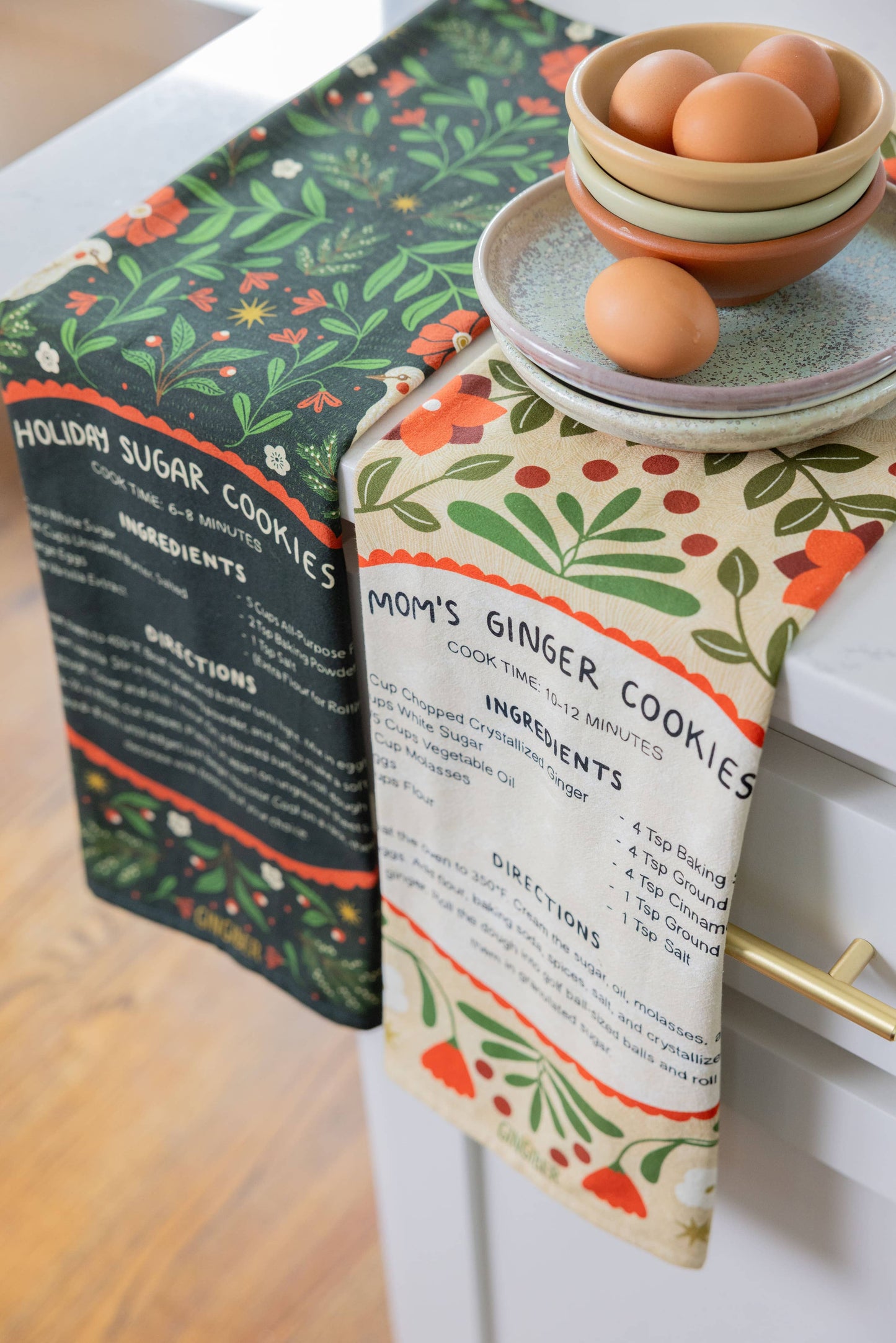 Sugar Cookies Tea Towel – Holiday Baking Kitchen Towel
