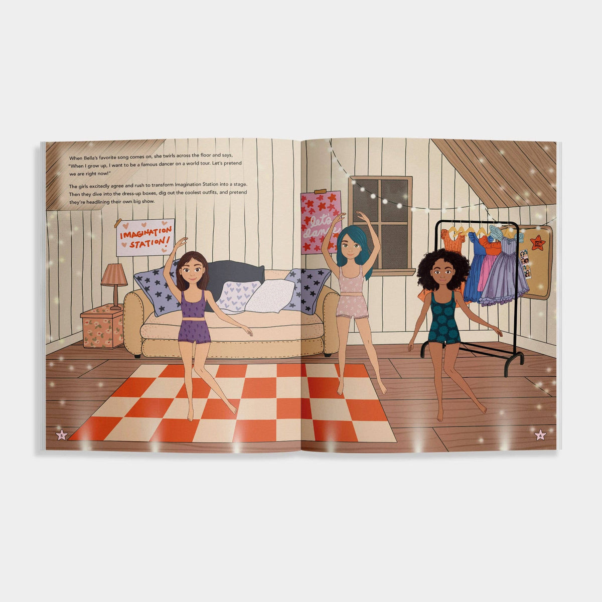 My Sticker Storybook: Dance | Reusable Sticker Doll Activity Book