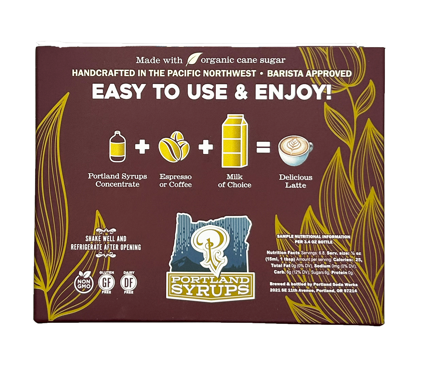 Coffee Syrup Gift Set | Vanilla, Hazelnut & Caramel