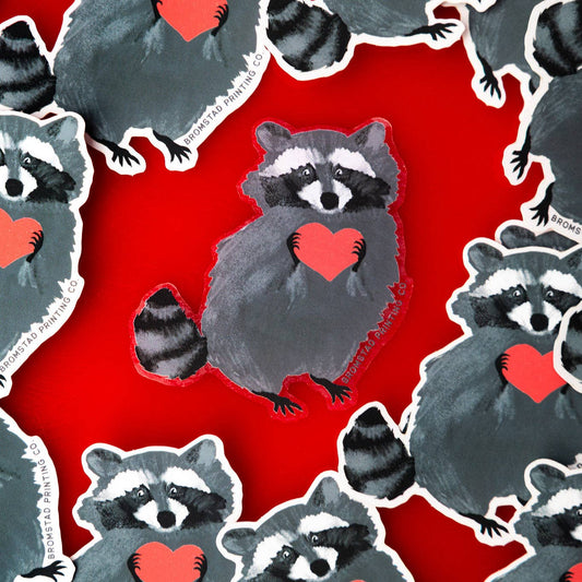 Trash Panda Raccoon Waterproof Sticker