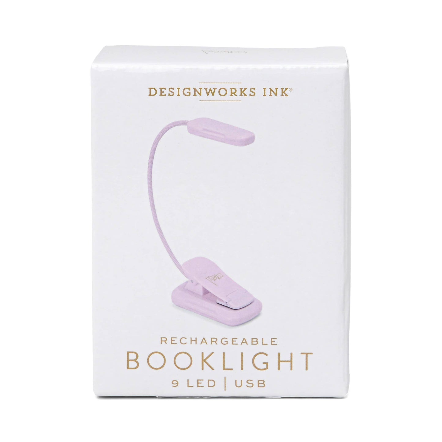 Lilac Rechargeable Book Light | Adjustable LED Reading Light