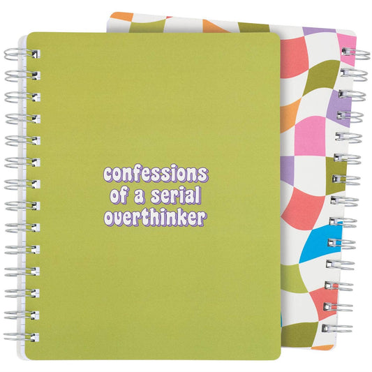 Confessions Of Overthinker Spiral Notebook