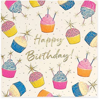 Sprinkled Cupcakes Card