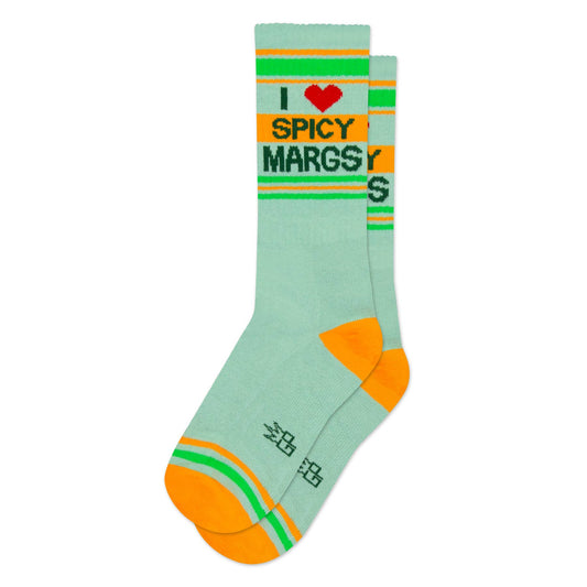 I ❤️ Spicy Margs Gym Crew Socks