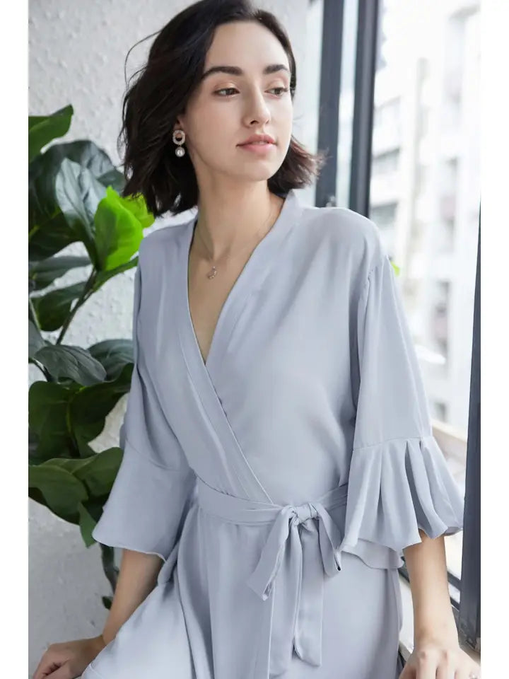 Soft Ruffle Robe