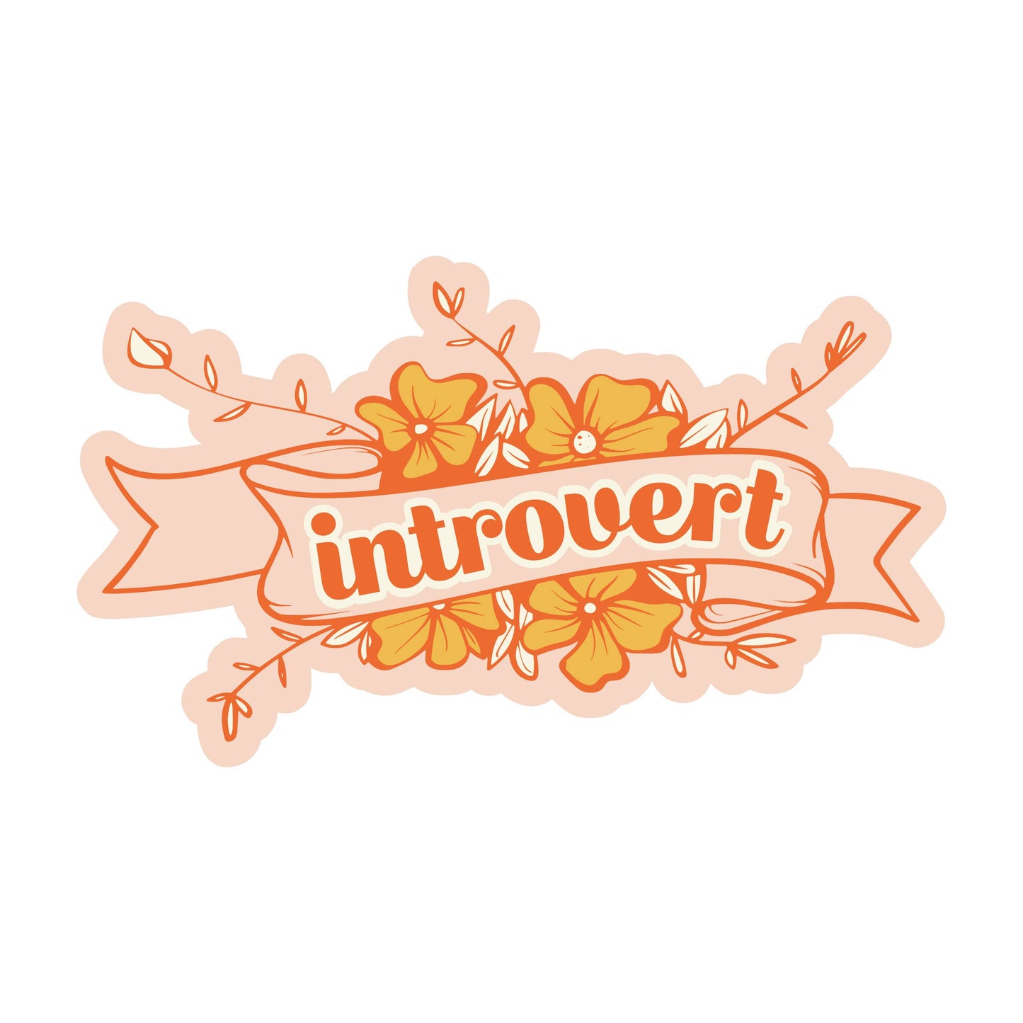 Introvert Sticker