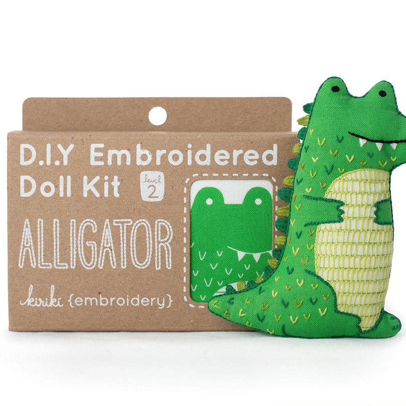 Alligator Embroidery Kit