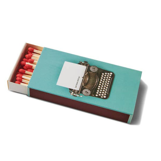 Typewriter Box Matches