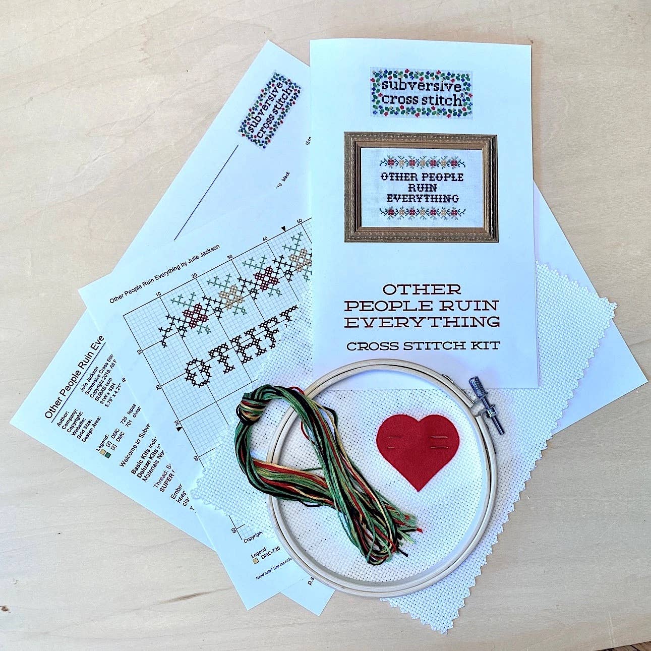 Grab Your Balls Cross Stitch Kit