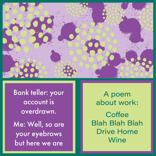 Blah, Blah Cocktail Napkins