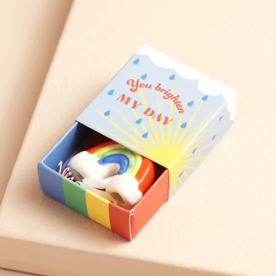 Matchbox Ceramic Rainbow Token