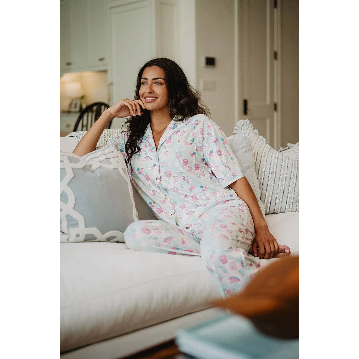 Mahjong Pieces Pajama Set