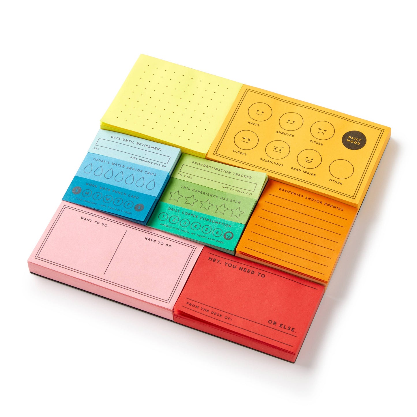 I've Got A Few Notes Notepad Set | Vintage-Inspired Tear-Off Memo Pads