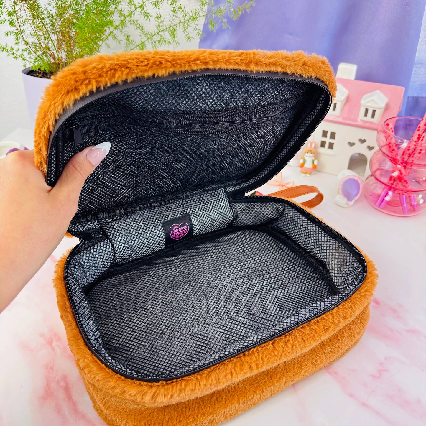 Smell-Proof Strawberry Bear Bag