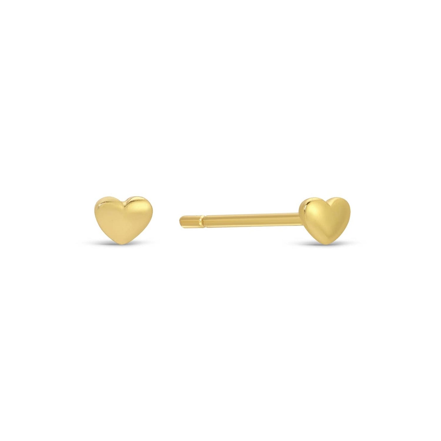 Pink Heart Stud Set of Three
