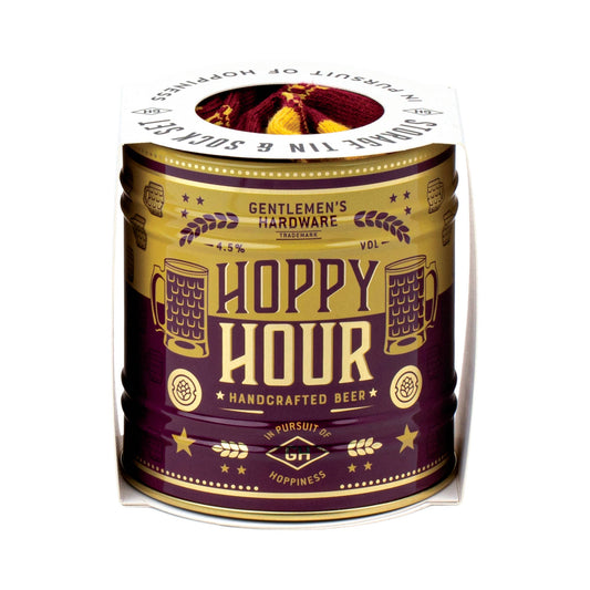 Socks In A Can - Beer | Novelty Crew Socks in Can Packaging