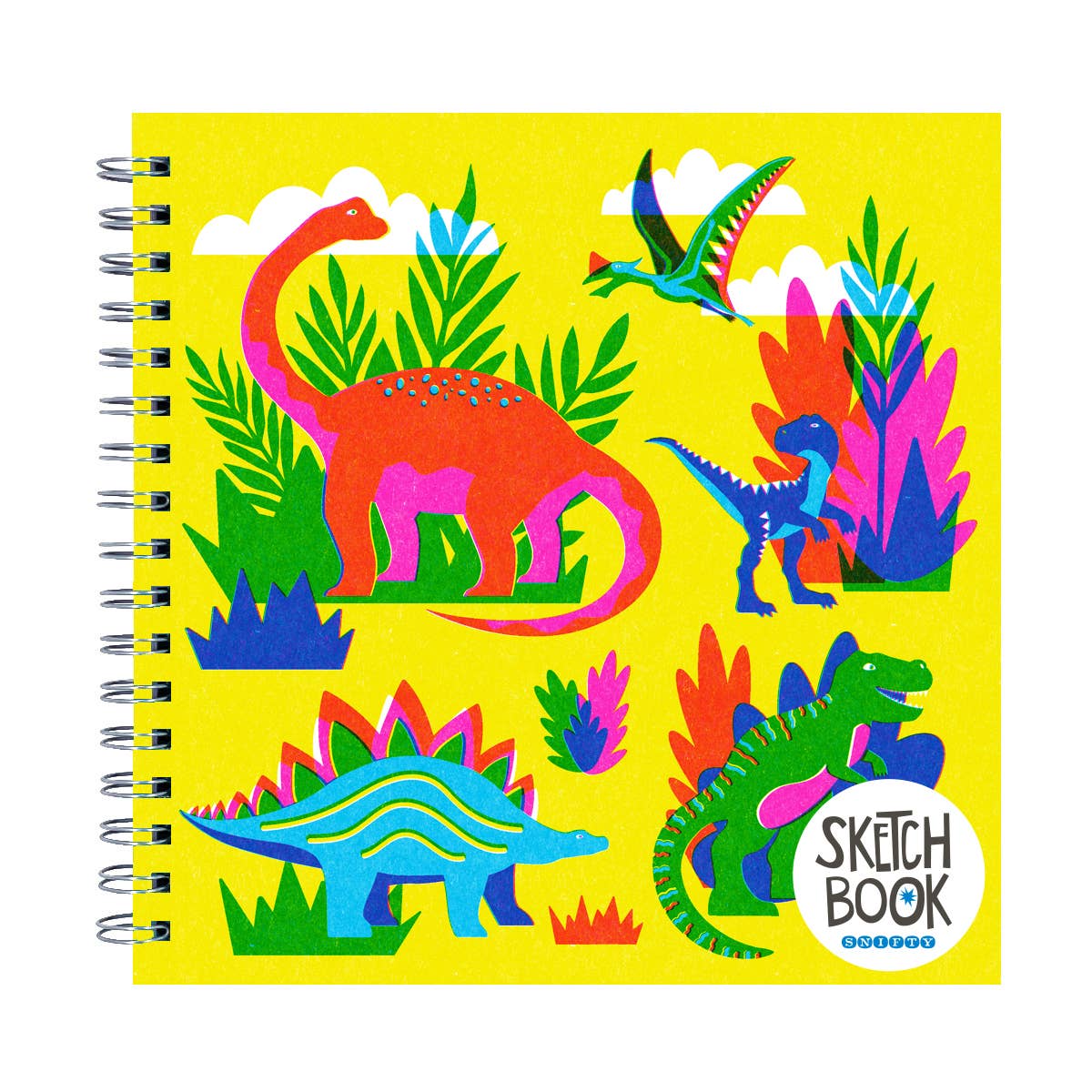 Dino Days Illustrated Sketchbook