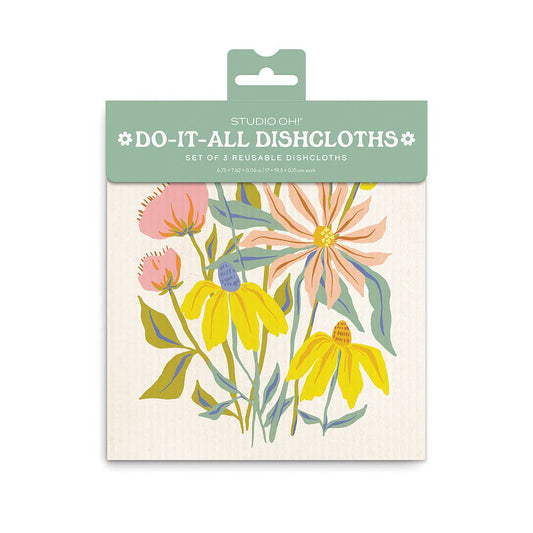 Blooms Do-It-All Dishcloth Set