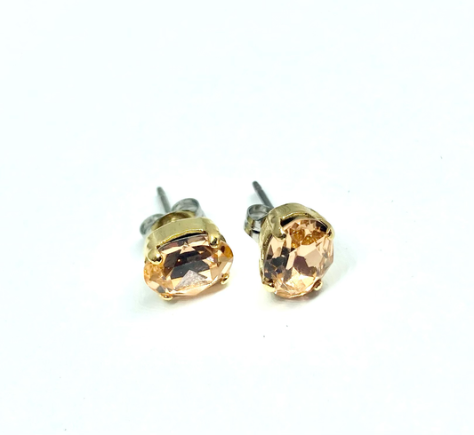 Topaz Oval Studs