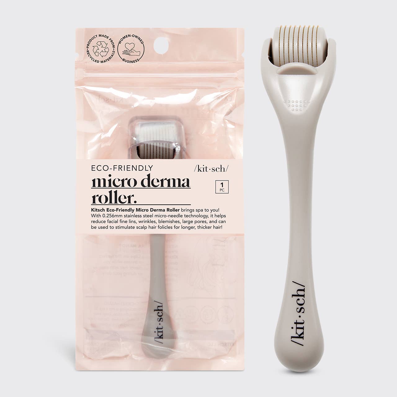 Stainless Steel Derma Roller | 0.25mm Microneedling Tool for Face & Scalp