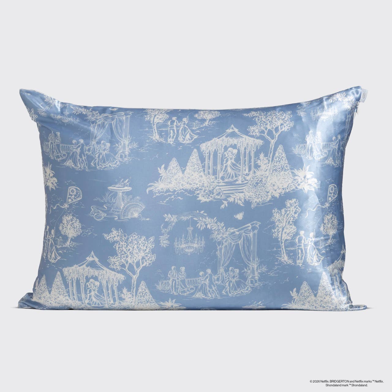 Bridgerton Reversible Satin Pillowcase | Queen/Standard 26" x 19"