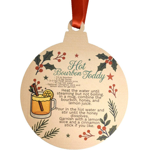 Hot Bourbon Toddy Ornament