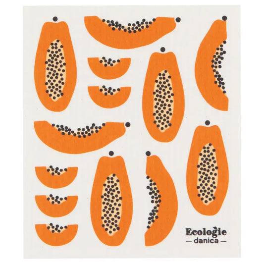 Papaya Swedish Dishcloth