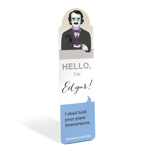 Hello, I’m Edgar! Literary Bookmark