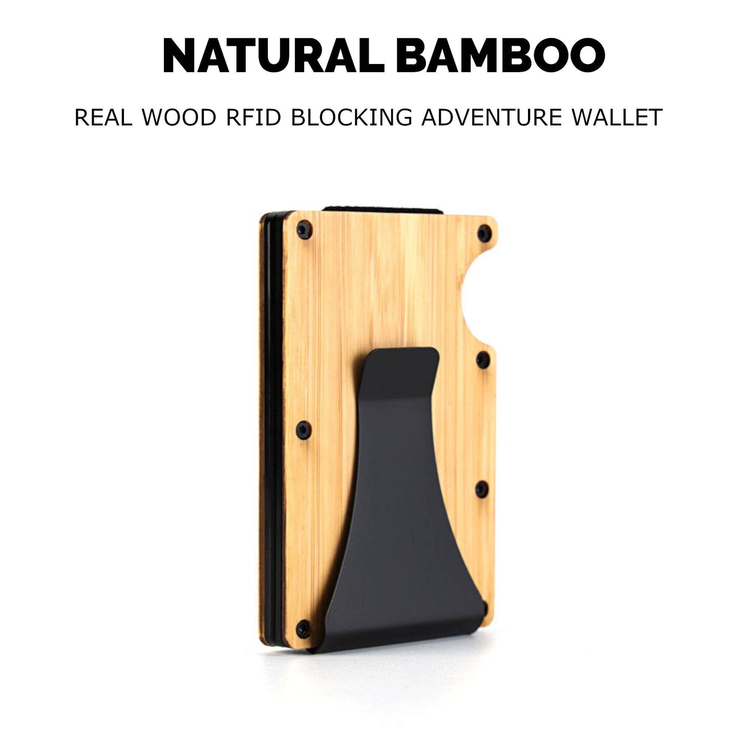 Natural Bamboo Adventure Wallet