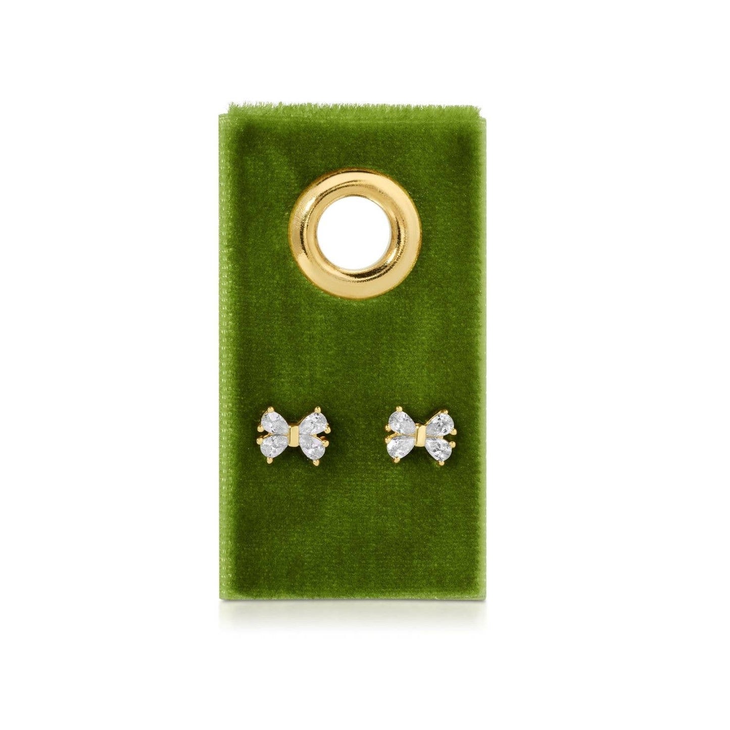 Bow & Crystal Studs