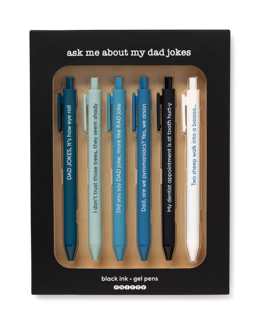 Dad Jokes Quotable Gel Pen Set