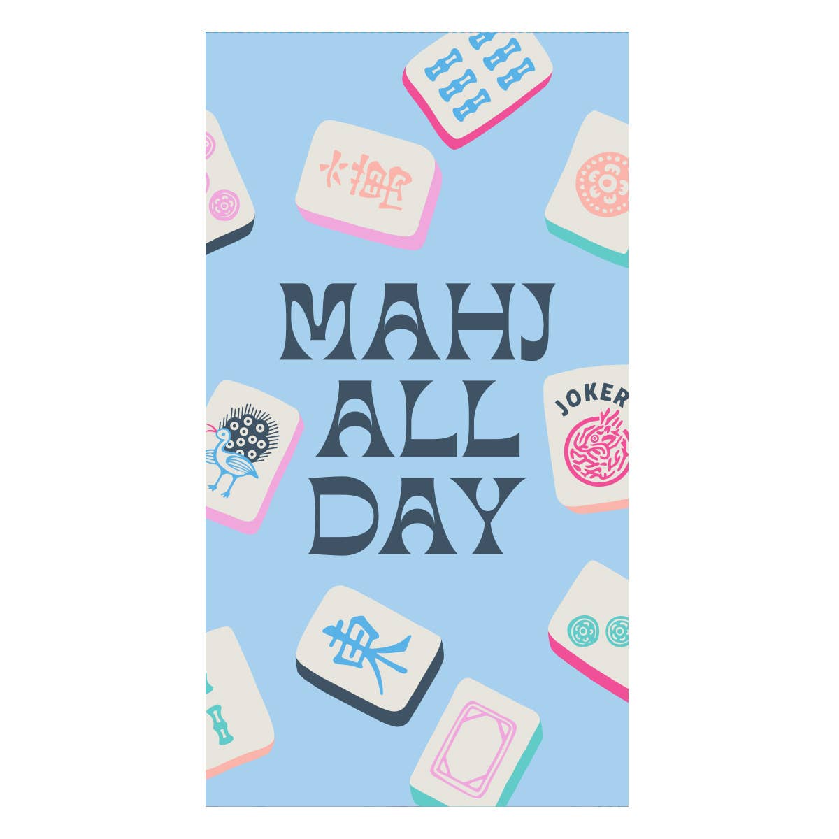 Mahj All Day Mahjong Guest Towels | 24-Pack Paper Hand Towels
