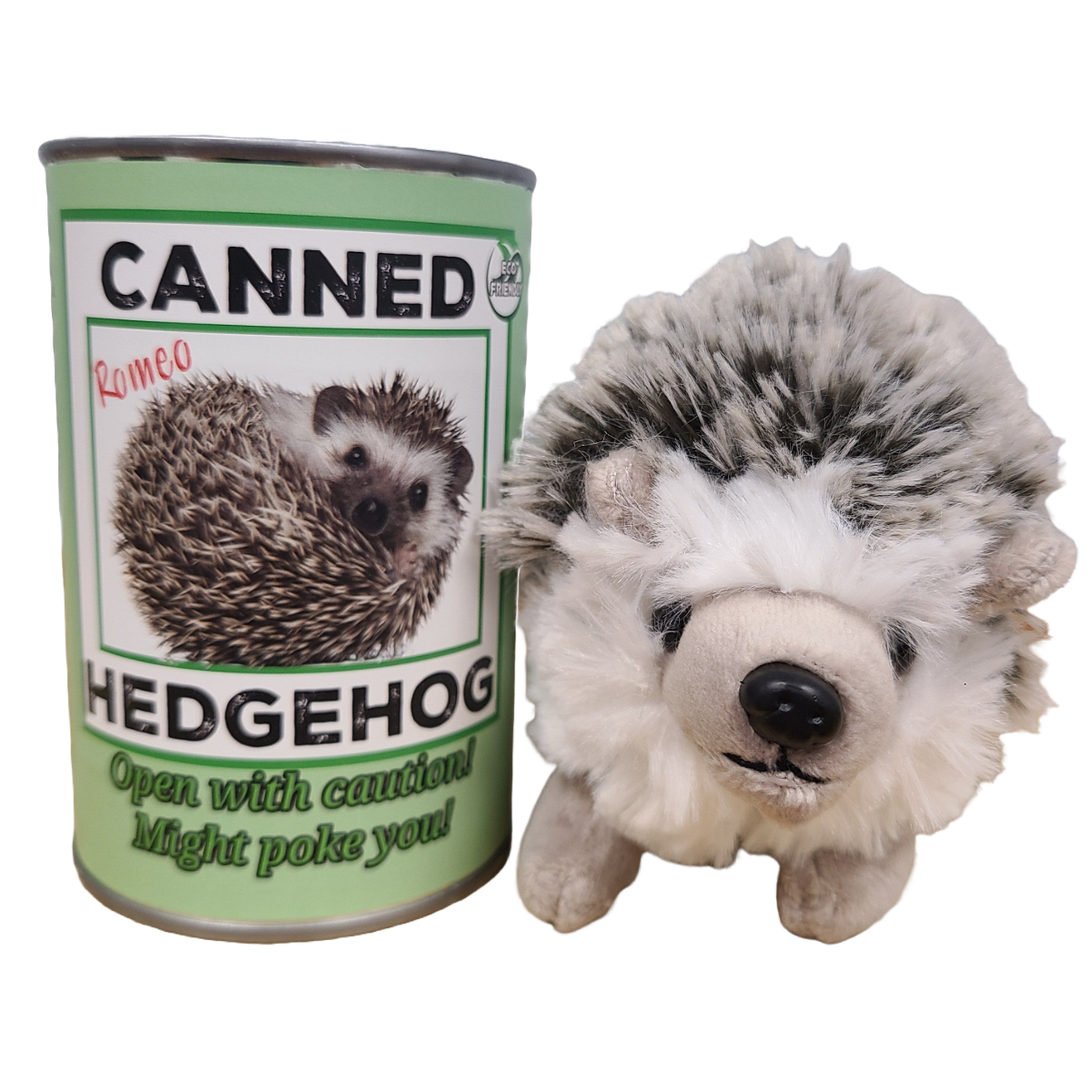 Canned Hedgehog Stuffed Animal Plush
