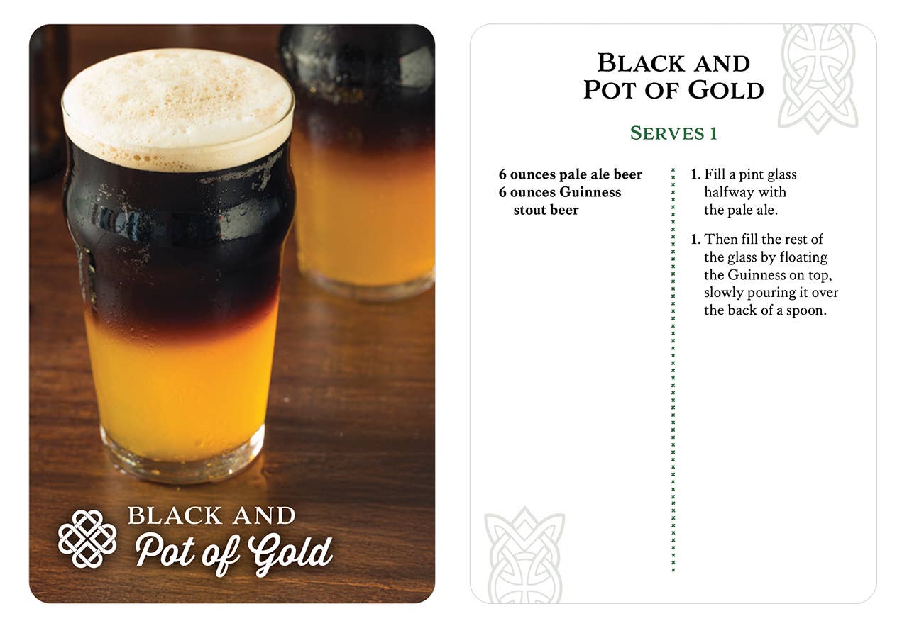 Art of Mixology Irish Pub Sips & Snacks Recipe Cards