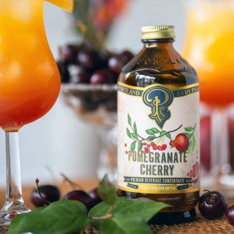 Pomegranate Cherry Syrup | 12 oz Cocktail & Mocktail Mixer