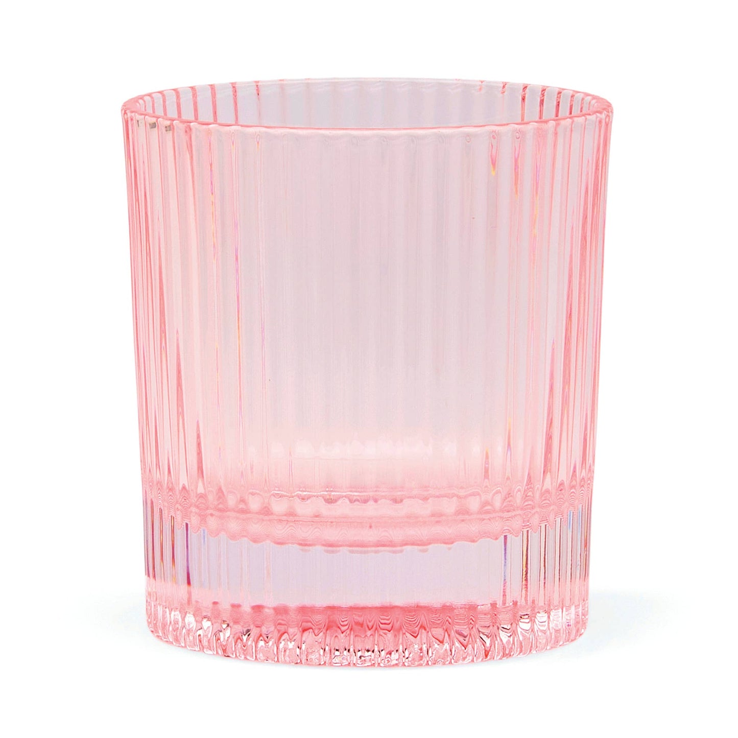 Scout Blush Lowball Glass Set | Vintage-Inspired Cocktail Glasses (Set of 2)