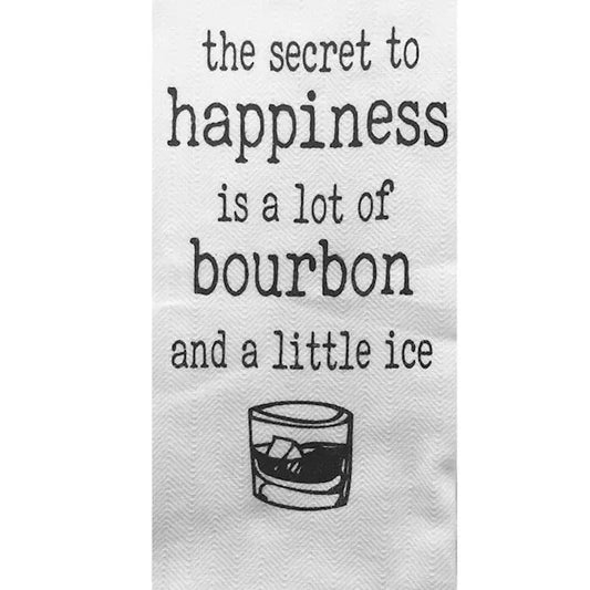 Secret to Happiness Tea Towel