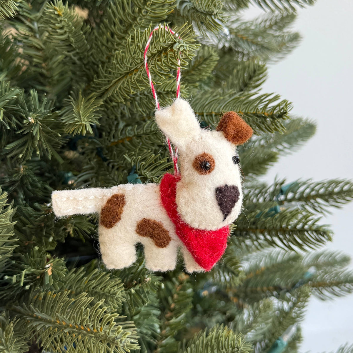 Dog Felt Wool Ornament