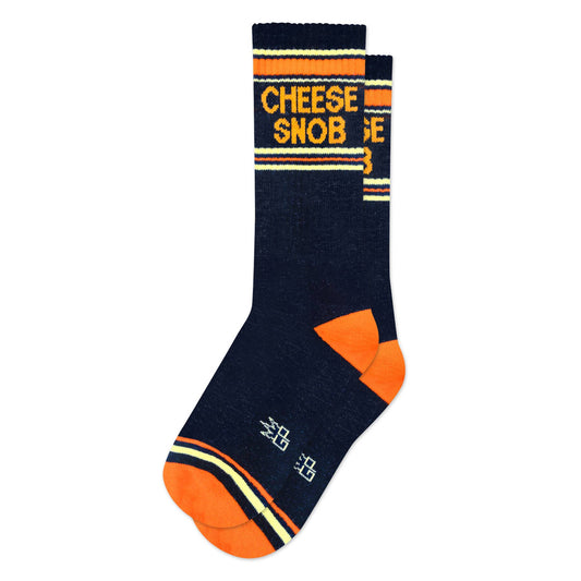 Cheese Snob Gym Crew Socks