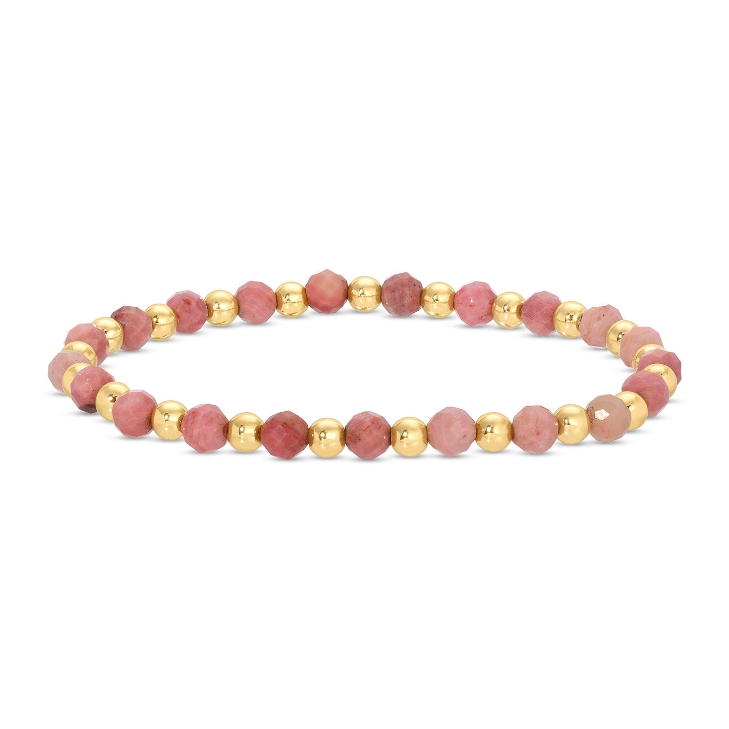 Stretch Stone & Bead Bracelet